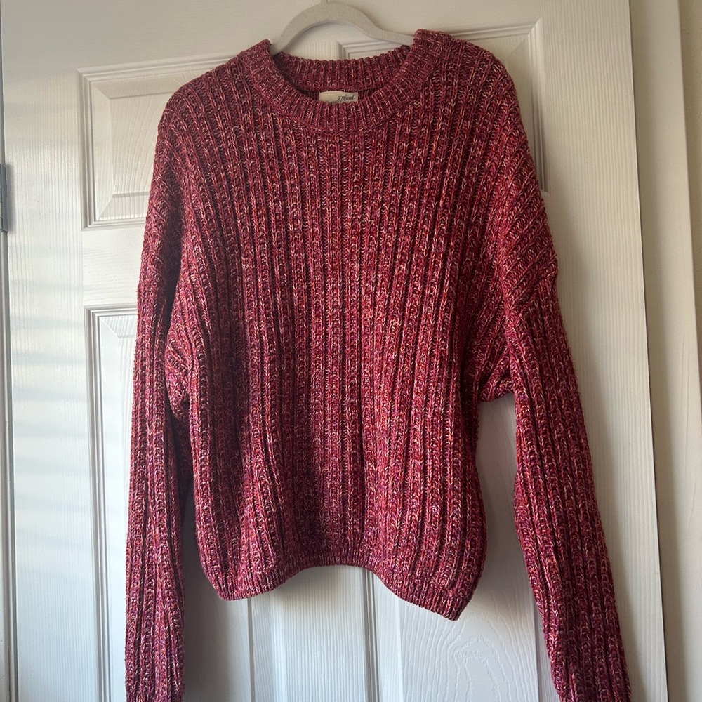 Universal Thread Red/Multicolor Knit Sweater XXL